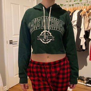 Cropped hoodie
